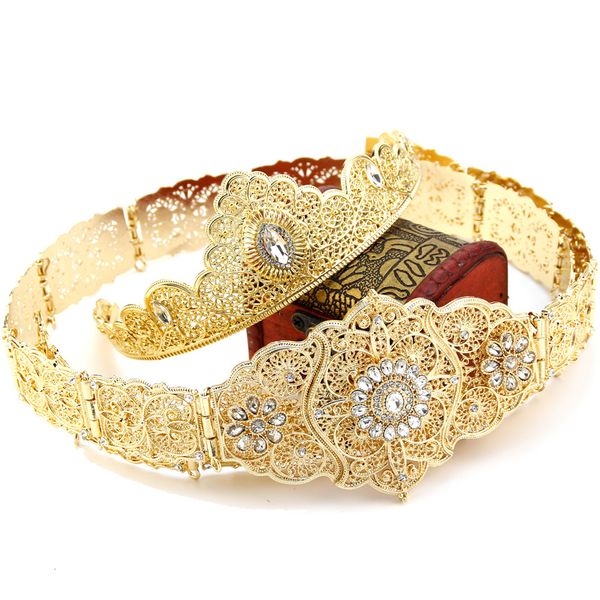 

navel bell button rings sunspicems 18k gold color european style women dress belt arab caftan abaya waist belt chian turkey bride wedding je, Silver