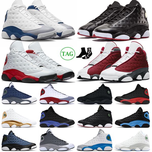 

13 13s basketball shoes mens black flint chicago hyper royal bred red flint atmosphere grey university blue brave blue outdoor sneaker sport