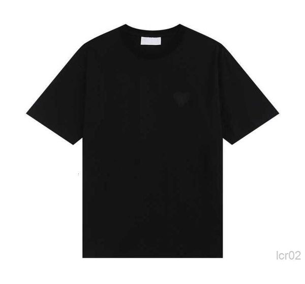 

23s mens t-shirts women short sleeves designer luxury t shirt fashion casual tshirt man clothing amis 2093, White;black