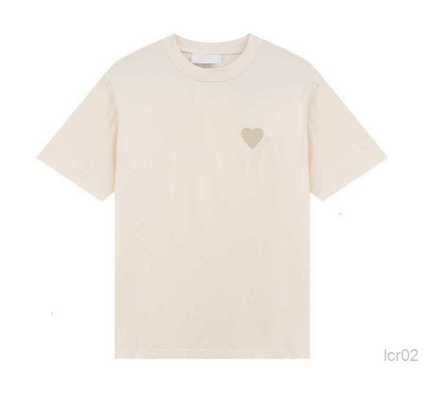 

23s mens t-shirts women short sleeves designer luxury t shirt fashion casual tshirt man clothing amis rg4y, White;black