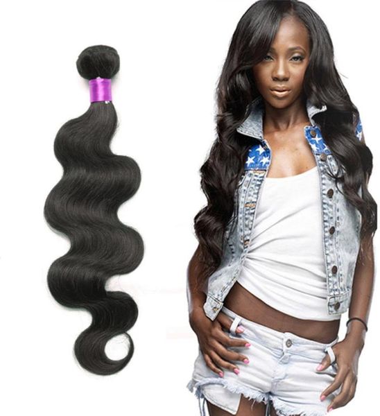 

4pcs brazilian malaysian body wave malaysian virgin hair body wave 4 bundles 9a unprocessed virgin hair brazilian hair 100 73336505, Black