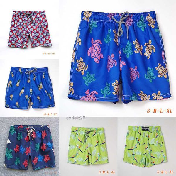

vilebrequin swimwear herringbones turtles summer casual shorts fashion style mens bermuda beach pants cks7, White;black