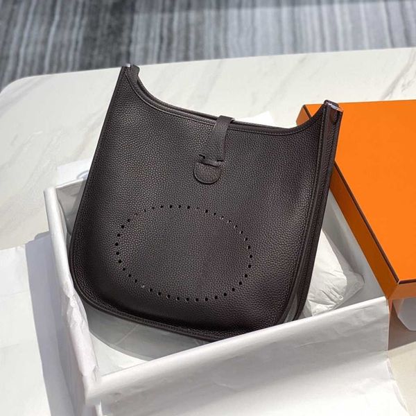 

designer bags hemrres street casual evelynn fashion versatile cowhide letter hollow out litchi pattern tote one shoulder crossbody women&#03