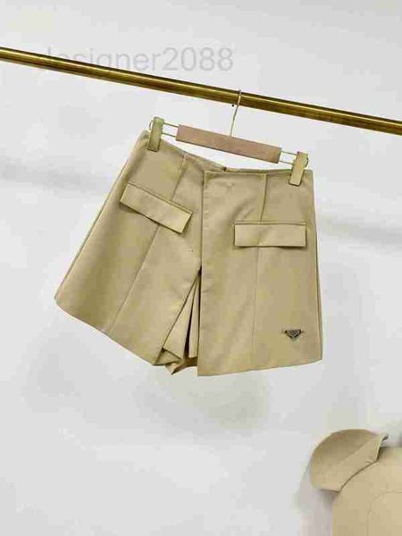 

women's shorts designer temperament commuter casual high waist wide leg pants simple and elegant soft skincare design feels slim straig, White;black