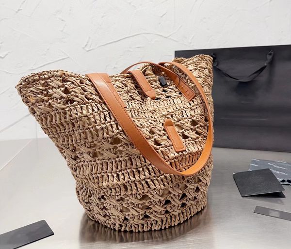 

2023 designer woven shopping bag, vegetable basket fashion beach bag