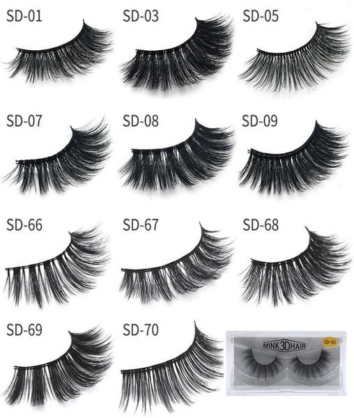 

in stock 20 styles new 3d mink eyelashes false eyelash eye lashes extension eyelash soft natural thick fake eyelashes 3d eyel6040904