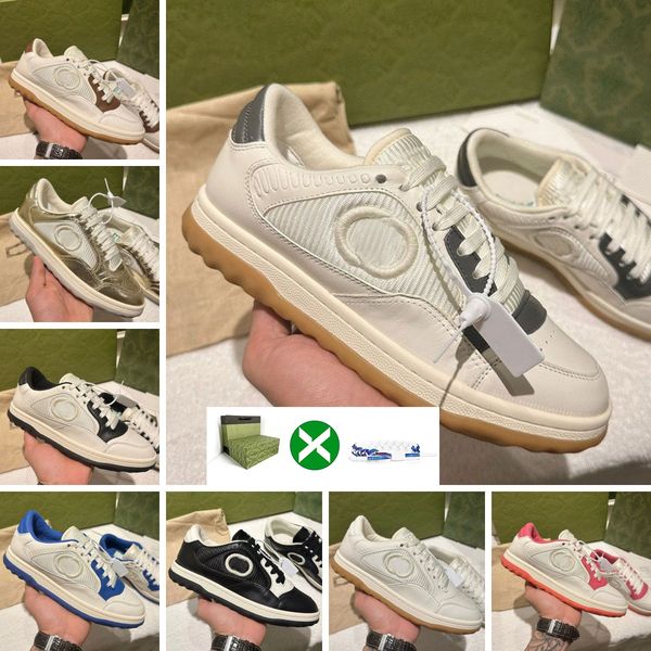

mens designer shoes luxury sneaker g shoe mens women low casual mac80 shoes plate-forme leather tennis white outdoor platform sneakers, Black