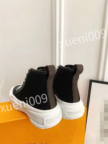 

2023 designer casual shoes women sneakers rubber trainers genuine leather sneaker multicolor lace-up skate shoes size 35-41 dc220519, Black