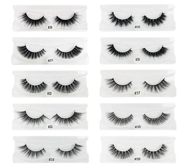 

3d mink false eyelashes natural thick eyelashes 1pack whole03014312