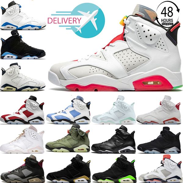 

basketball shoes jumpman 6 6s cool grey toro university blue red oreo georgetown midnight navy cactus jack black infrared unc mens trainers