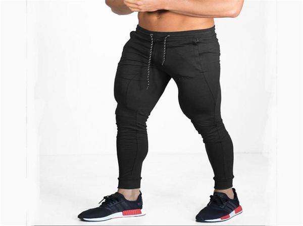 

mens joggers male fitness running pants brand gym clothing sport joggers sweatpants bottom snapback pants men aesthetics hombre8540130, Black;blue