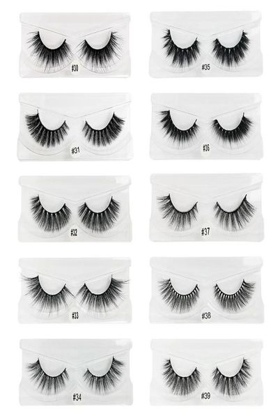 

3d mink false eyelashes natural thick eyelashes 1pack whole07024140
