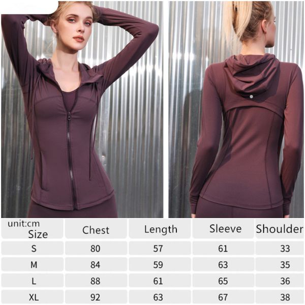 

ll-221012 womens yoga outfit outer jackets outdoor exercise fitness running wear casual close-fitting sportswear long sleeve loose sun-prote, Black;brown