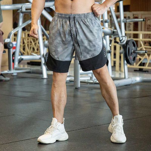 

men's shorts summer short man drying fitness breathable quick men sports gym training tennis basketball shorts l230703, White;black
