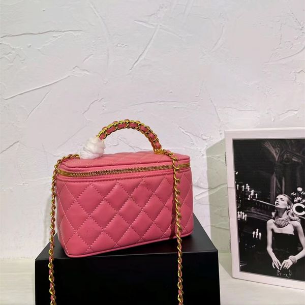 

classic mini bag flap double litlle balls quilted bags lambskin real leather ghw crossbody tiny cosmetic case handbags wallet