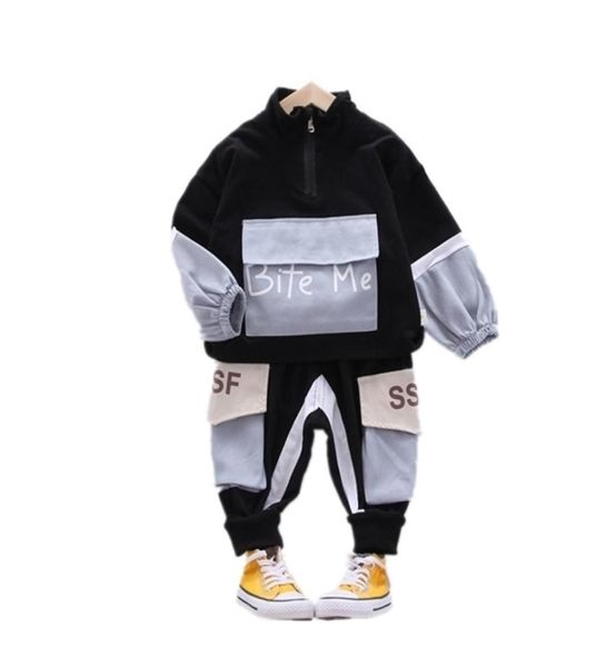 

new spring autumn baby boys girls clothes children cotton jacket pants 2pcssets toddler fashion clothing infant kids tracksuits y7012364, White