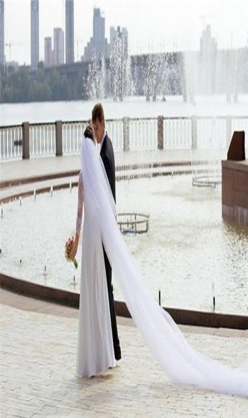 

5m two layer white ivory champagne wedding veil cut edge cathedral lehgth with comb bridal veil 487p5664913, Black