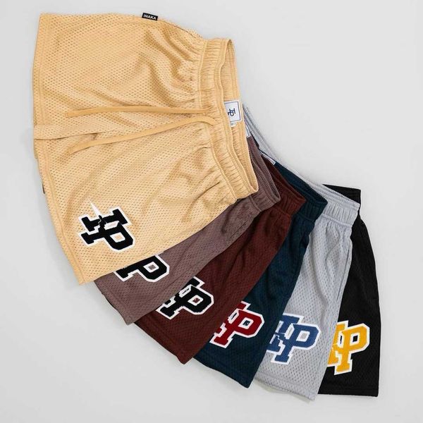 

inaka power mesh shorts summer women basketball running gym workout casual ip double layer streetwear, White;black