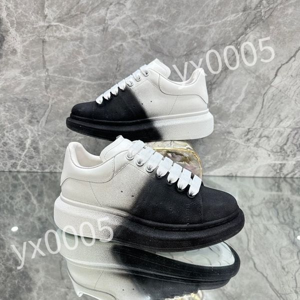 

2023 new luxury designer the four seasons shoes sneakers men women trainers classic stripe rubber shoe leather sneaker xsd230406, Black