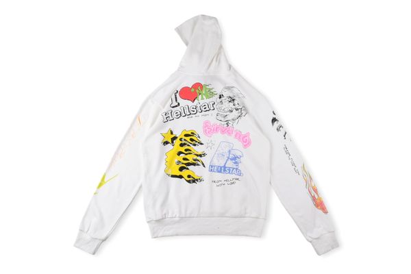 

fashion mens luxury designer hoodies men hoodies pullover hellstar blue yoga hoodios printing long sleeve street hip-hop clothing 8059, Black