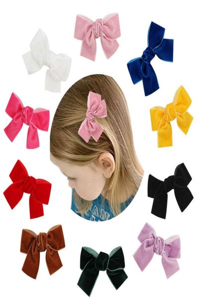 

5pcsset 3inch hair bows girls hair clips cute small bowknot kids barrettes baby bb clips girls hair accessories baby accessory b35473099, Slivery;white