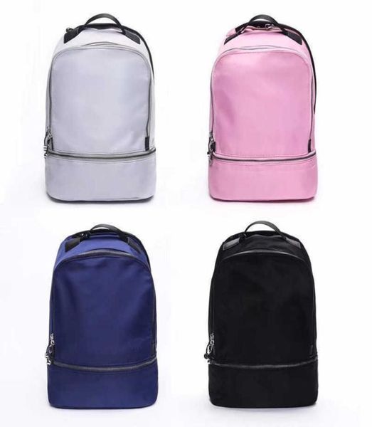 

outdoor sports drawstring backpacks lu waterproof storage rucksack knapsack gym bag for women men travel fitness yoga running bags1315502