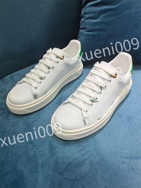 

2023 new luxurys designer casual shoes women sneakers rubber trainers genuine leather sneaker multicolor lace-up skate shoes size 35-41 dc22, Black