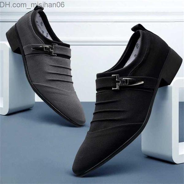 

dress shoes dress shoes men spring fashion all-match canvas male large size breathable footwear casual business shoe zapatos hombre z230705, Black