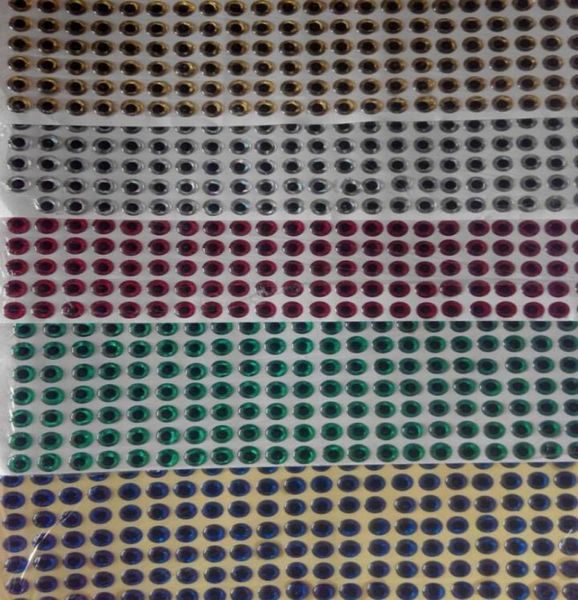 

1000pcsset 3dflat lure making fish eye toy eye01234565937851