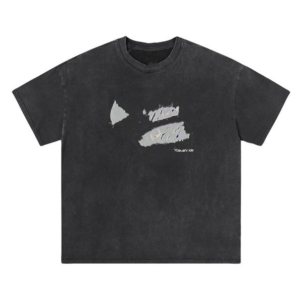 

fashion men's t-shirt 2023 galleryis designer luxury men's and women's shirts student short sleeve letter simple round neck p, White;black