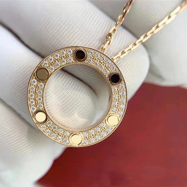 

luxury designer double letter pendant necklaces 18k gold plated rhinestone sweater necklace for women wedding party jewelry accessories, Silver
