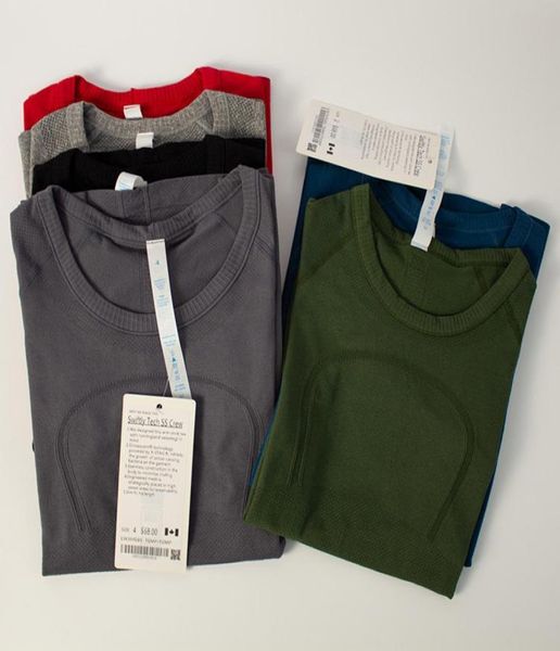 

dx0309 women039s yoga outfits short sleeve solid color sports shirts shaping running excerise gym fitness girls silm joggi5382449