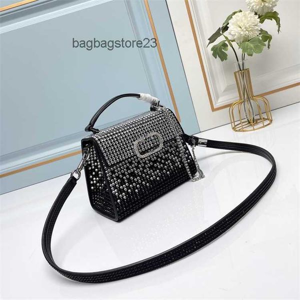 

light quality lady brass purse diamond bag luxury crystal valentinoc high bags gradient designer fashion handheld shoulder crossbody for wom