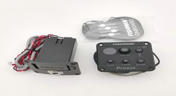 

2019 new style original fishman presys ii pickups eq tuner silver piezo active pickups amplification system3924272