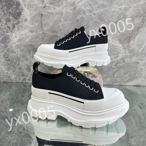 

2023 new luxury designer flat sneaker trainer casual shoes denim canvas leather white letter fashion platform mens womens low sneakers 35-46, Black