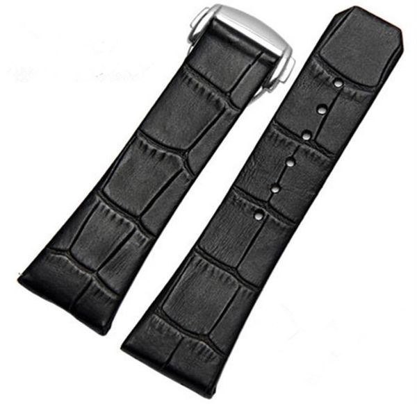 

genuine leather watch band for omega constellation series wristband strap 23mm with silver clasp217e5884920, Black;brown