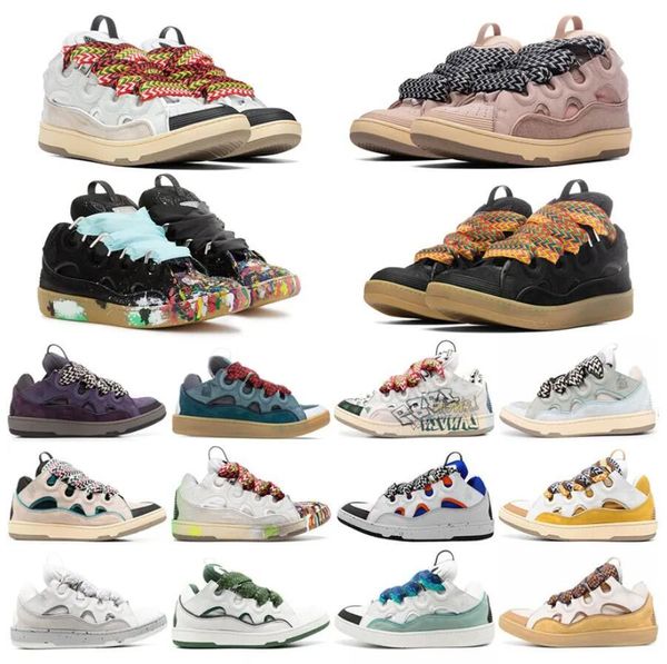 

designer shoes dept curb sneaker mesh woven lace-up luxury pink beige light blue white ivory black gum multi men women outdoor trainers with