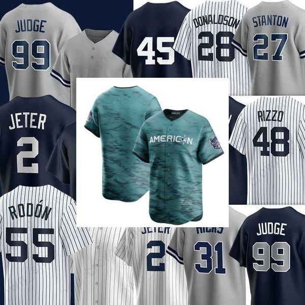 

2023 all-star city men women youth new 11 anthony volpe 27 giancarlo stanton 26 dj lemahieu 4 lou gehrig york yankees baseball jersey, Blue;black
