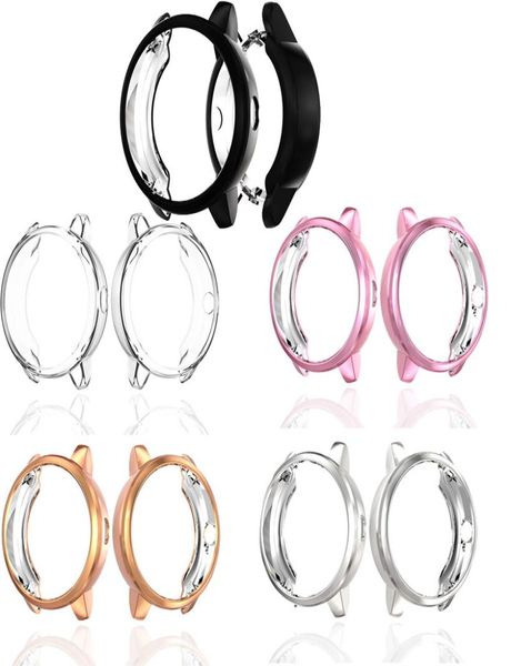 

cover cases for garmin vivoactive3 trainer watch band strap accessories screen protectors case for garmin vivoactive 3 frame4937306, Black;brown