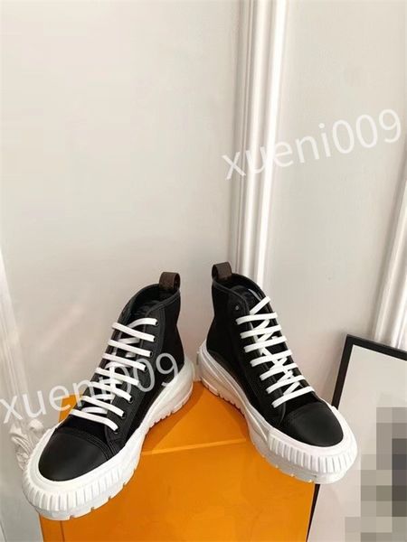 

2023 new designer casual shoes women sneakers rubber trainers genuine leather sneaker multicolor lace-up skate shoes size 35-41 dc220519, Black