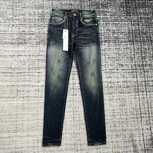 

purple-brand fashion mens jeans cool style designer denim pant distressed ripped biker black blue jean slim fit motorcycle224