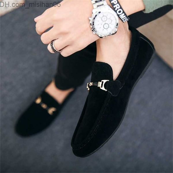 

dress shoes dress shoes designer men zapatos de hombre slip-on leather casual male red driving moccasin soft non-slip loafers z230706, Black