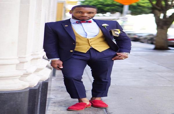 

fashionable two buttons groomsmen notch lapel groom tuxedos men suits weddingpromdinner man blazerjacketpantstievest aa2605941738, Black;gray