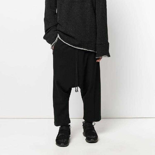 

pants new men's clothing gd hair stylist fashion personality casual harem pants plus size stage costumes si40, Black