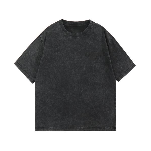 

fashion men's t-shirt 2023 galleryis designer luxury men's and women's shirts student short sleeve letter simple round neck p, White;black