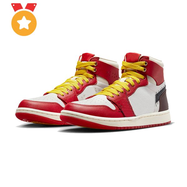 

teyana taylor x 1 1s cmft 2 a rose from harlem gym red black summit white earth coconut milk fj0604-601 baketball shoes for men and women