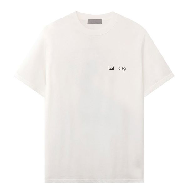 

summer mens new copyright medium fit t-shirt in black cotton jersey classic style daily casual short sleeve tee luxurys breathable short-sle, White;black