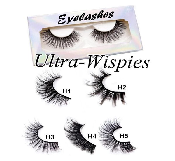 

ultra wispies faux 3d mink eyelashes natural long soft fluffy false eyelash in bulk full strip lashes extension makeup3055953