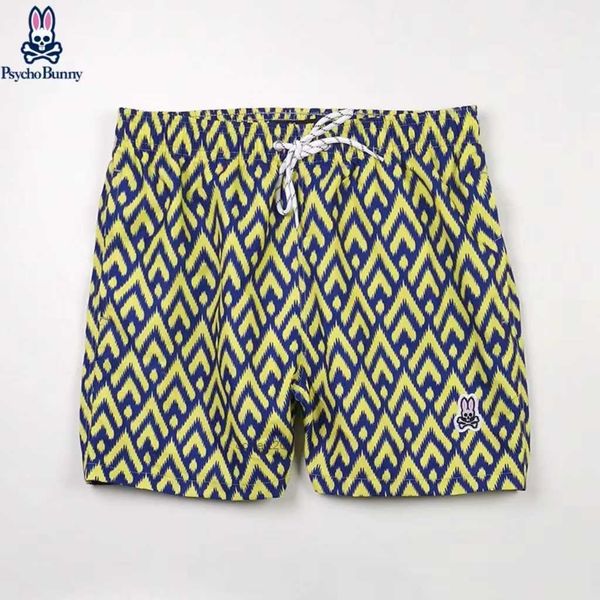 

bunny psycho designer shorts mens fashion beach pants skull rabbit luxury brand surfing sports quick dried european style rhude size s-xl 11, White;black