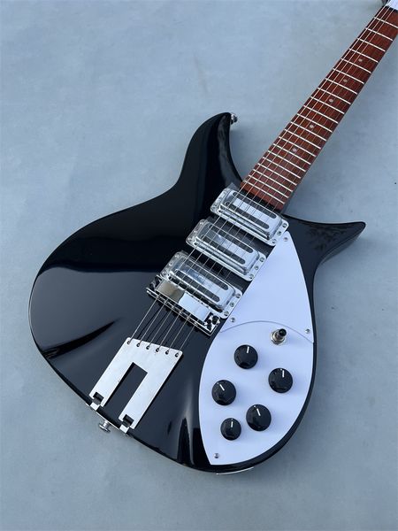 

6-string electric guitar, ryken electric guitar, black rosewood fretboard, ing